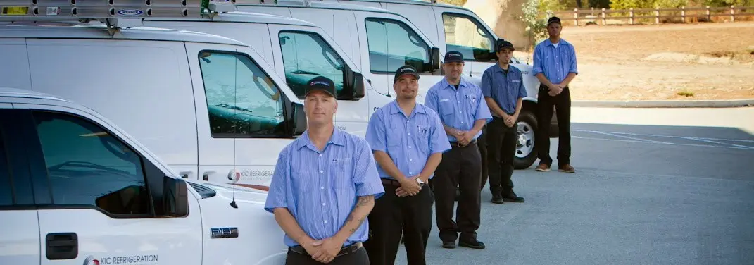 KIC Refrigeration crew ready for Mini Split Repair jobs across Oildale